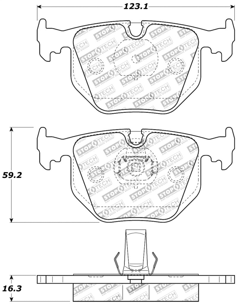 StopTech Performance 01-07 BMW M3 E46 / 00-04 M5 / 04-09 X3 / 00-06 X5 / 1/06-09 Z4 / 9/00-07 330 /