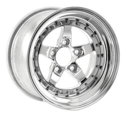 Weld Weldstar 15x5 / 5x4.75 BP / 2.5in. BS Polished Wheel - Non-Beadlock