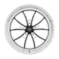 Weld S80 17x9 / 5x127 BP / 6.2in. BS (+30 Offset) Black Wheel 3.18 ID (High Pad) - Non-Beadlock