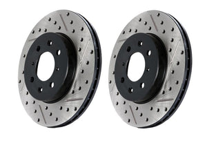 Centric C-TEK 12-15 Mercedes-Benz ML63 AMG High Carbon OE Design Slotted / Drilled 1PC Brake Rotor