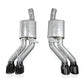 Stainless Works 22-25 Cadillac CT5-V Blackwing Axle Back Exhaust - Black Chrome Tips