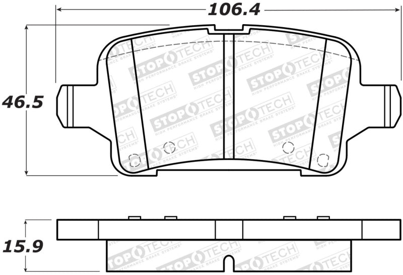 StopTech Street Brake Pads - Front