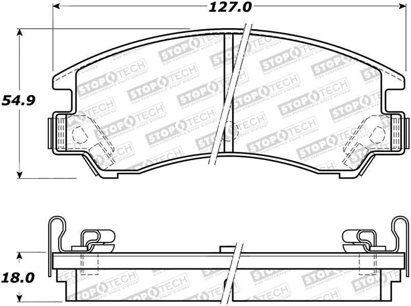 StopTech Street Brake Pads