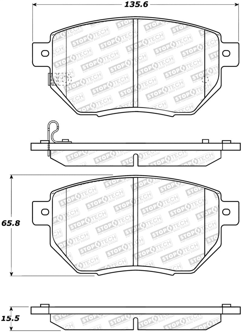 StopTech Street Brake Pads