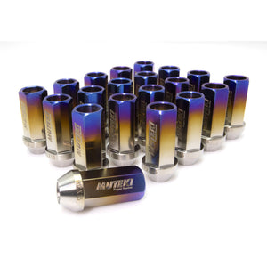 Wheel Mate Muteki Open End Lug Nuts Burned Titanium 12x1.25 - Set of 20