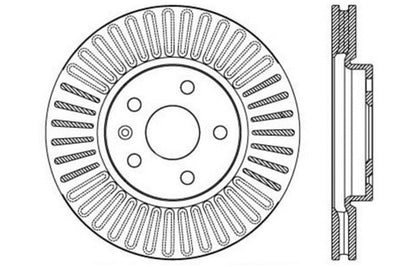 StopTech Slotted & Drilled Sport Brake Rotor