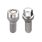 McGard 5 Lug Hex Install Kit w/Locks (Cone Seat Bolt) M14X1.5 / 17mm Hex / 28.0mm Shank L. - Chrome