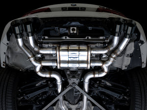 AWE Tuning 20-25 BMW X3 M/M Comp (F97) AWD SwitchPath Axle-Back Exhaust - Diamond Black Tips