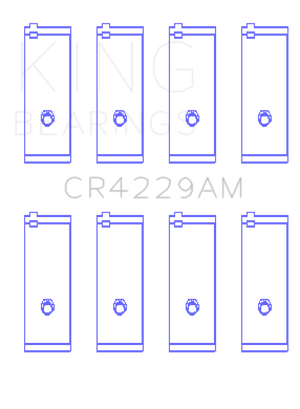 King Engine Bearings Toyota 1E/2E (1.3L) (Size STD) Performance Rod Bearing Set