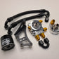 U.P.G Skyline GTR oil filter relocation kit with Greddy oil cooler adapter