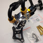 U.P.G Skyline GTR oil filter relocation kit with Greddy oil cooler adapter with Taarks block adapter