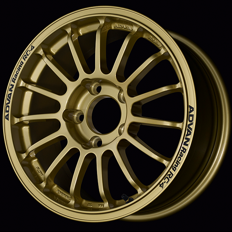 Advan RC-4 15x7.0 / +35 Offset / 5-114.3 / 73mm Bore / Rally Gold