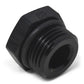 Russell Performance -8 AN Straight Thread Plug (Black)