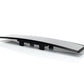 NRG 300mm Wide Panorama Clip-on Rearview Mirror - Convex w/ Blue Tint