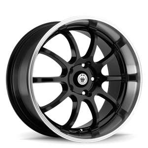 Konig Lightning 14x6 8x100/114.3 ET38 Black/Machine Lip