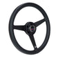 NRG Aluminum Steering Wheel 330mm - Heritage Solid Spoke - Ergonomic Grip - Anadized Black