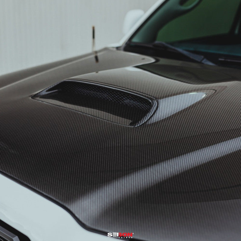 Seibon 05-11 Toyota Tacoma TR-Style Carbon Fiber Hood
