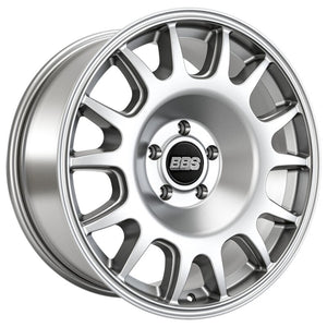BBS TS-R 20x9in - 5x120 - 72.56 CB - ET30 - Satin Silver Wheel