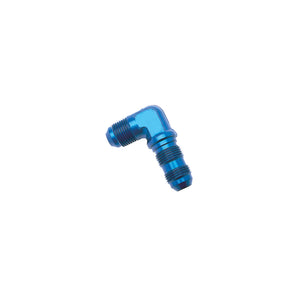 Russell Performance -4 AN 90 Degree Flare Bulkhead (Blue)