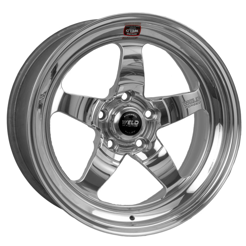 Weld S71 17x4.5 / 5x4.5 BP / 1.7in. BS Polished Wheel (Medium Pad) - Non-Beadlock