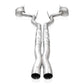 Stainless Works 2024 Mustang GT Catback Quad Tips Redline Sound X-Pipe Factory Connect Exhaust