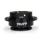 NRG Quick Release Kit - Black Body/ Black Heart Cutout Ring