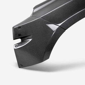 Seibon 2022 Nissan Frontier MB-Style Carbon Front Fibers Pair (2in rise 4in Wider)