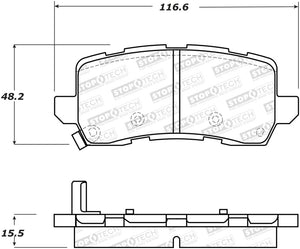 StopTech Street Brake Pads - Rear