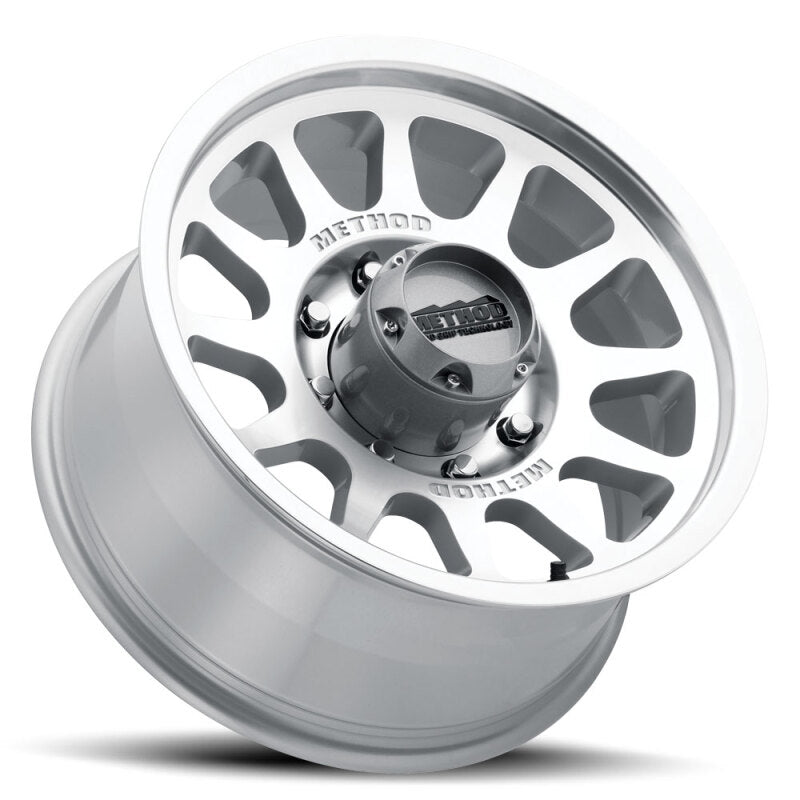 Method MR703 Bead Grip 20x9 12mm Offset 8x170 130.81mm CB - Machined Clear Coat