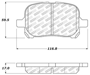 StopTech Street Select Brake Pads - Front