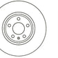 StopTech 08-11 Audi A5 Quattro / 09-12 Audi A4 Quattro Sport Cryo Drilled Left Front Rotor