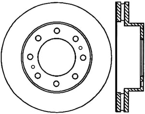 StopTech 01-09 Chevrolet Silverado 2500HD 3500 Front Left Slotted & Drilled Cryo Rotor