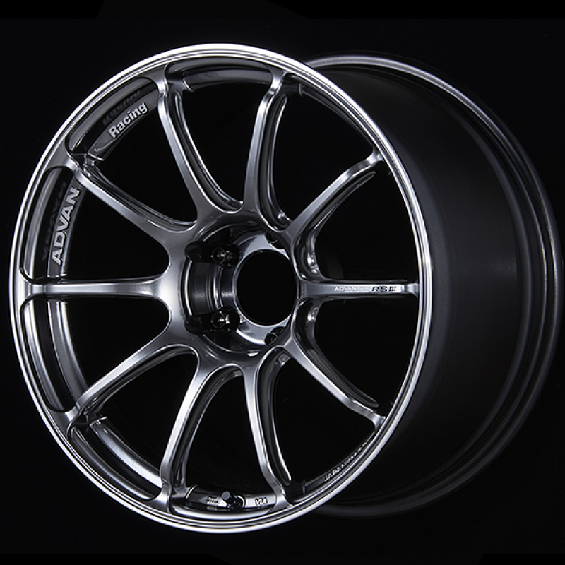 Advan RSIII 19x9.5 / +38 Offset / 5-112 / 66.5mm Bore / Racing Hyper Black & Ring