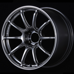 Advan RSIII 18x8.0 / +45 Offset / 5-108 / 63.4mm Bore / Racing Hyper Black & Ring