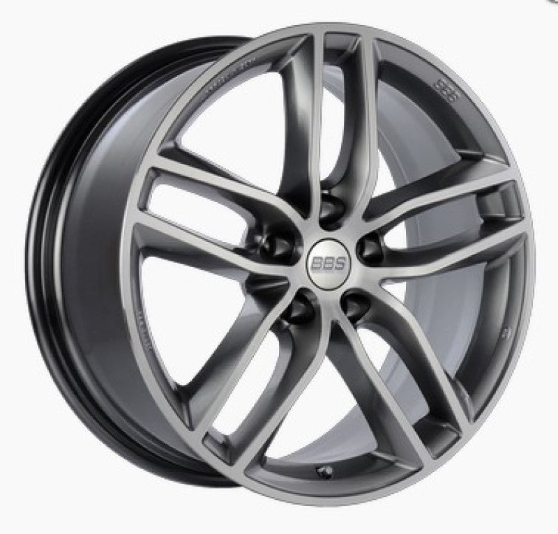 BBS SX 18x8 5x120 ET45 Gloss Platinum Diamond Cut Face Wheel - 82mm PFS Required