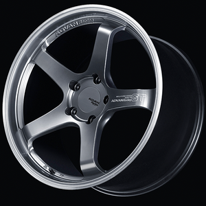 Advan GT for Porsche 19x10.5 / +45 Offset / 5-130 / 71.6mm Bore / Machining & Hyper Platinum Black