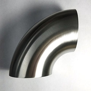 Stainless Bros 1.625in SS304 90 Deg Mandrel Bend Elbow - 1D Radius 16GA/.065in Wall (No Leg)