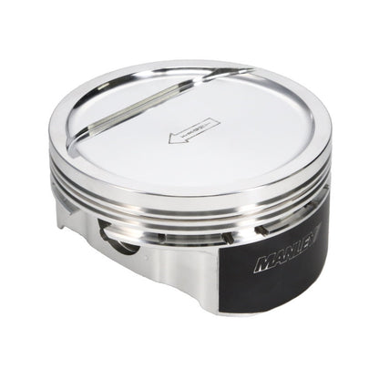 Manley Small Block Chevy LS Series 4.030in Bore - 1.115in CD - -18 cc Dish Platinum Series Pistons