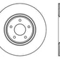 StopTech 11/05+ Infinity FX 35/45 SportStop Drilled Front Right Rotor