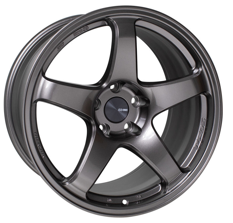 Enkei PF05 18x8 5x112 50mm Offset 75mm Bore Dark Silver Wheel