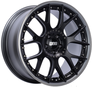 BBS CH-RII 21x9 5x112 ET24 CB 66.5 Porsche Macan Black Center Wheel