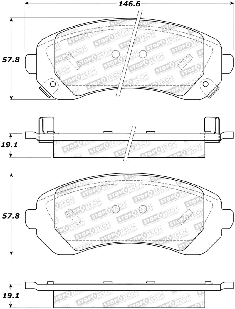 StopTech Street Brake Pads