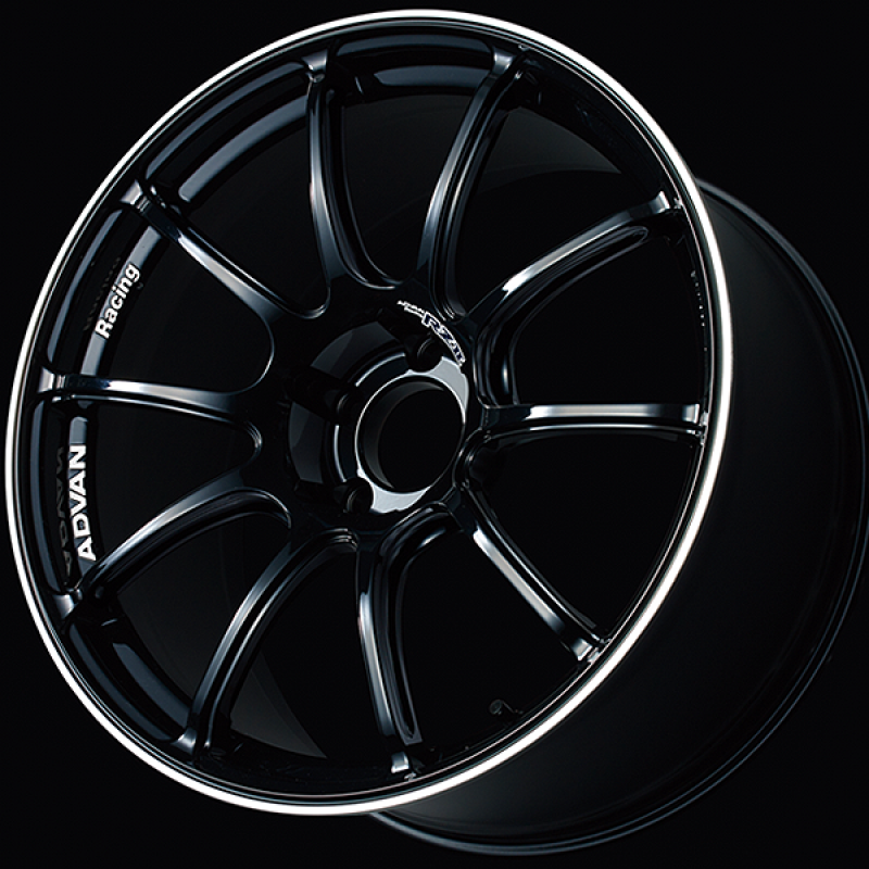 Advan RZII 19x9.0 / +50 Offset / 5-100 / 63mm Bore / Racing Gloss Black & Ring