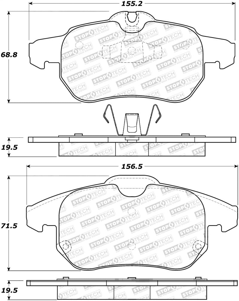 StopTech Street Brake Pads