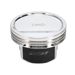 Manley Chevrolet LS Piston Set - 4.070in Bore 1.115in CH, -18.00 CC
