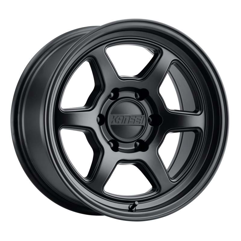 Kansei K14MB Roku 17x8.5in / 5x139.7 BP / 0mm Offset / 106.5mm Bore - Matte Black Wheel