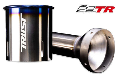 GReddy PE-TR Rolled Tip-Burnt-Ti L 130mm x 115mm