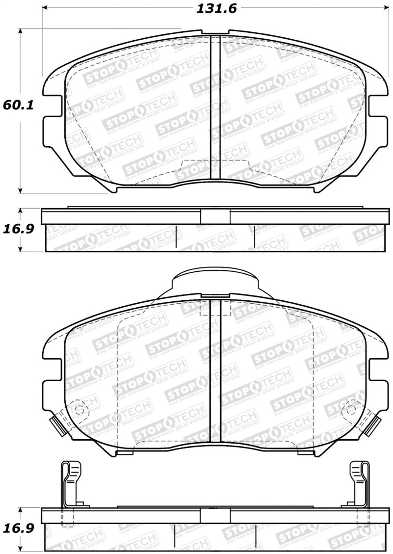 StopTech Street Brake Pads