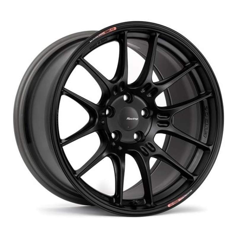 Enkei GTC02 19x10 5x112 40mm Offset 66.5mm Bore Matte Black Wheel