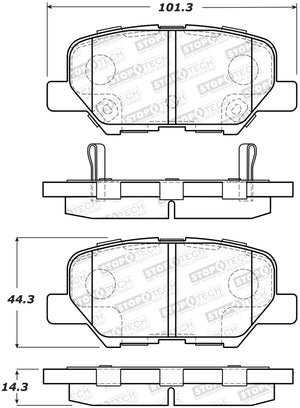 StopTech Street Brake Pads - Front